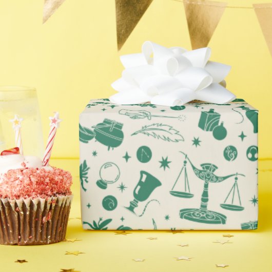 HOGWARTS™-klassenclubpatroon Cadeaupapier (Verjaardagsfeest)