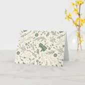 HOGWARTS™ Kruidenleer Magisch Patroon Kaart (Gele Bloem)
