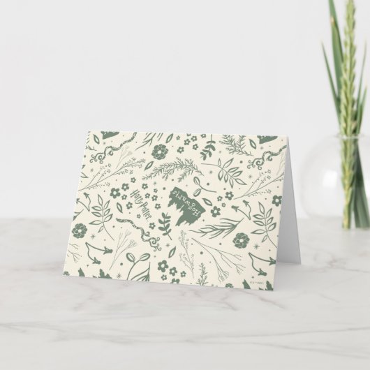 HOGWARTS™ Kruidenleer Magisch Patroon Kaart (Voorkant)