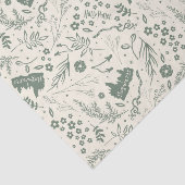HOGWARTS™ Kruidenleer Magisch Patroon Tissuepapier (Detail)