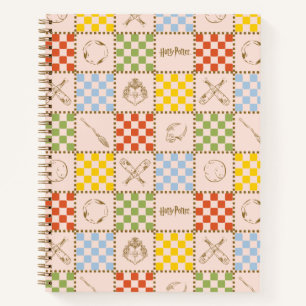 HOGWARTS™ QUIDDITCH™ Team Checker Patroon Notitieboek
