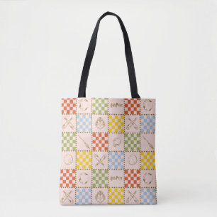 HOGWARTS™ QUIDDITCH™ Team Checker Patroon Tote Bag