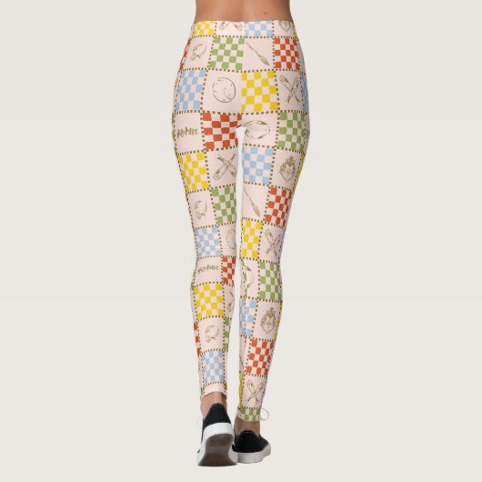 HOGWARTS™ QUIDDITCH™ Team Checker Pattern Leggings (Achterkant)