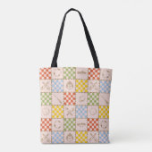 HOGWARTS™ QUIDDITCH™ Team Checker Pattern Tote Bag (Achterkant)