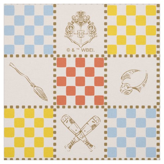 HOGWARTS™ QUIDDITCH™ Team Controlepatroon Stof (Swatch)