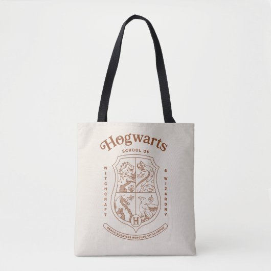 HOGWARTS™ School of Witchcraft and Wizardry Crest Tote Bag (Voorkant)