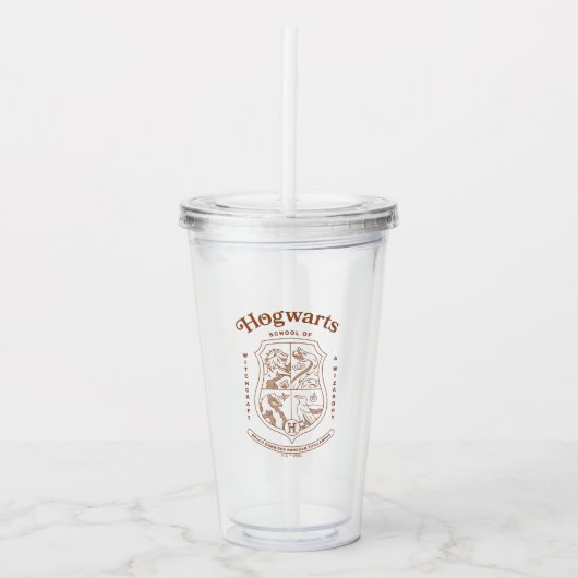 HOGWARTS™ School of Witchcraft and Wizardry Wapen Acryl Drinkbeker (Voorkant)