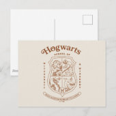 HOGWARTS™ School of Witchcraft and Wizardry Wapen Briefkaart (Voorkant / Achterkant)