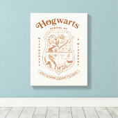 HOGWARTS™ School of Witchcraft and Wizardry Wapen Canvas Afdruk (Insitu (Houten vloer))