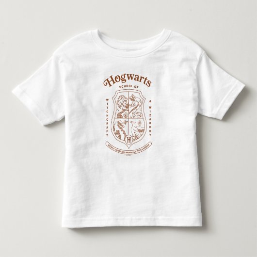 HOGWARTS™ School of Witchcraft and Wizardry Wapen Kinder Shirts (Voorkant)