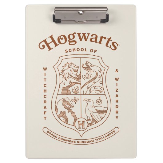 HOGWARTS™ School of Witchcraft and Wizardry Wapen Klembord (Voorkant)