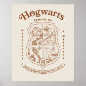 HOGWARTS™ School of Witchcraft and Wizardry Wapen Poster (Voorkant)