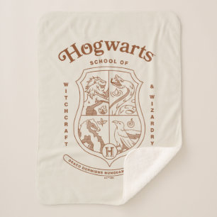 HOGWARTS™ School of Witchcraft and Wizardry Wapen Sherpa Deken