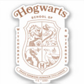 HOGWARTS™ School of Witchcraft and Wizardry Wapen Sticker (Voorkant)