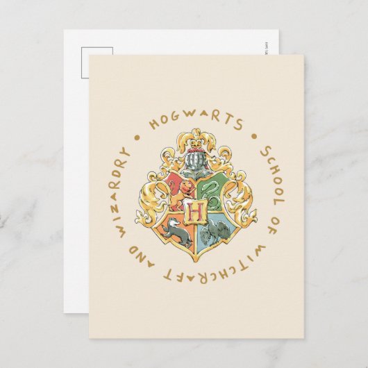 HOGWARTS™ School of Witchcraft and Wizardware Briefkaart (Voorkant / Achterkant)