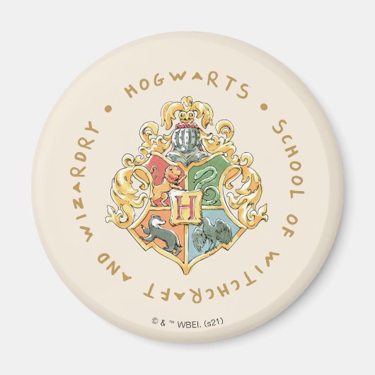 HOGWARTS™ School of Witchcraft and Wizardware Magneet (Voorkant)