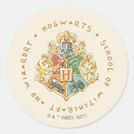 HOGWARTS™ School of Witchcraft and Wizardware Ronde Sticker