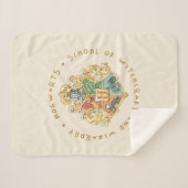 HOGWARTS™ School of Witchcraft and Wizardware Sherpa Deken (Voorkant (horizontaal))