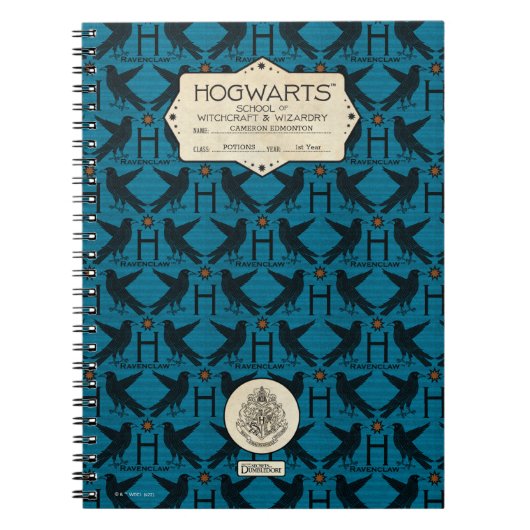 HOGWARTS™ School RAVENCLAW™ Class Notitieboek (Voorkant)