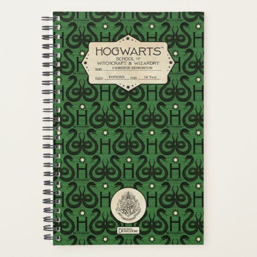 HOGWARTS™ School SLYTHERIN™ Class Planner (Voorkant)
