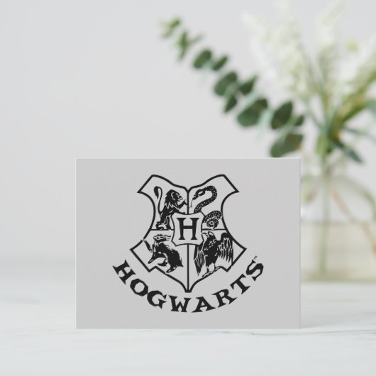  HOGWARTS™-schoolbedekking Briefkaart (Staand voorkant)