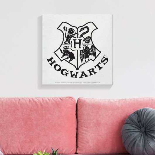  HOGWARTS™-schoolbedekking Canvas Afdruk (Insitu (Woonkamer))