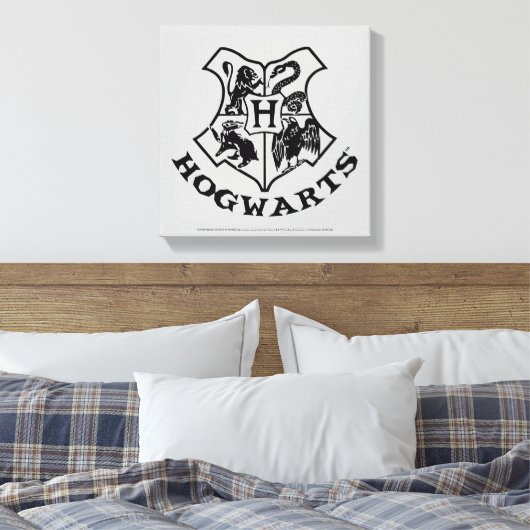  HOGWARTS™-schoolbedekking Canvas Afdruk (Insitu (Slaapkamer))