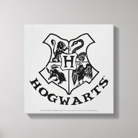  HOGWARTS™-schoolbedekking Canvas Afdruk (Voorkant)