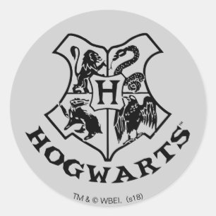  HOGWARTS™-schoolbedekking Ronde Sticker