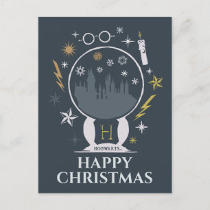 HOGWARTS™ Sneeuwbol Grafiek Feestdagenkaart