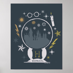 HOGWARTS™ Sneeuwbol Grafiek Poster
