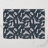 HOGWARTS™ SneeuwWereldbol | Vrolijk kerstfeest Folie Uitnodiging (Achterkant)