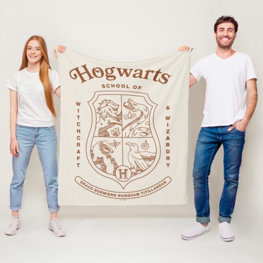 HOGWARTS™ Toveracademie Crest Fleece Deken (In situ)
