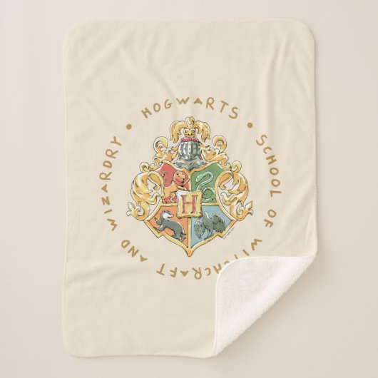 HOGWARTS™ Toverchool Sherpa Deken (Voorkant)