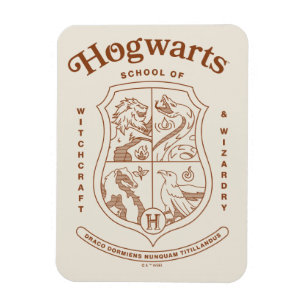 HOGWARTS™ Toverhogeschool Crest Magneet