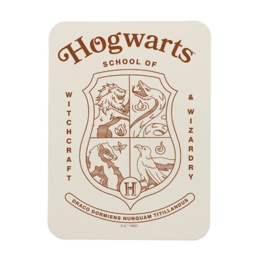 HOGWARTS™ Toverhogeschool Crest Magneet (Verticaal)