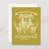 HOGWARTS™ Winged Shield Graphic Briefkaart (Voorkant / Achterkant)