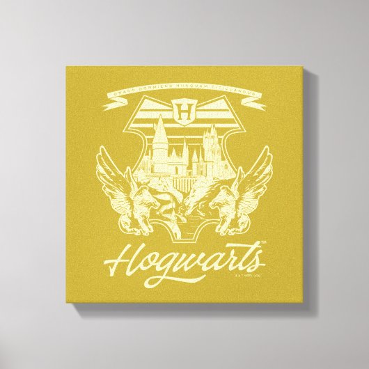 HOGWARTS™ Winged Shield Graphic Canvas Afdruk (Voorkant)