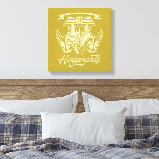 HOGWARTS™ Winged Shield Graphic Canvas Afdruk (Insitu (Slaapkamer))