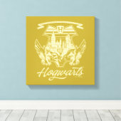 HOGWARTS™ Winged Shield Graphic Canvas Afdruk (Insitu (Houten vloer))