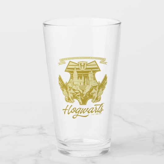 HOGWARTS™ Winged Shield Graphic Glas (Voorkant)