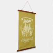 HOGWARTS™ Winged Shield Graphic Hangend Wandkleed (Gebogen)