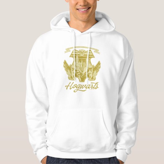 HOGWARTS™ Winged Shield Graphic Hoodie (Voorkant)