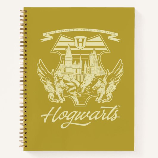 HOGWARTS™ Winged Shield Graphic Notitieboek (Voorkant)