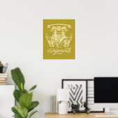 HOGWARTS™ Winged Shield Graphic Poster (Thuiskantoor)