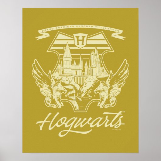 HOGWARTS™ Winged Shield Graphic Poster (Voorkant)