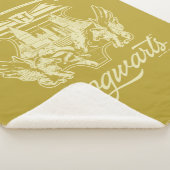 HOGWARTS™ Winged Shield Graphic Sherpa Deken (3/4)