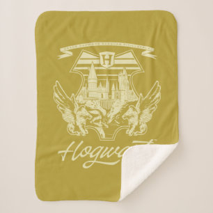 HOGWARTS™ Winged Shield Graphic Sherpa Deken