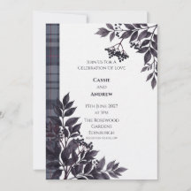 Hogweed en Moderne Schotse Tartan Huwelijk