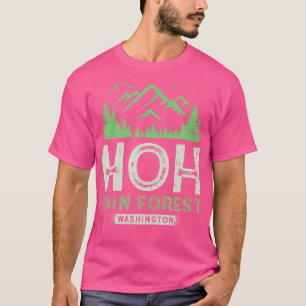 Hoh Rainforest Washington State Olympisch Nationaa T-shirt